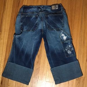 Baby Phat Bermuda Jean Shorts. Size 7